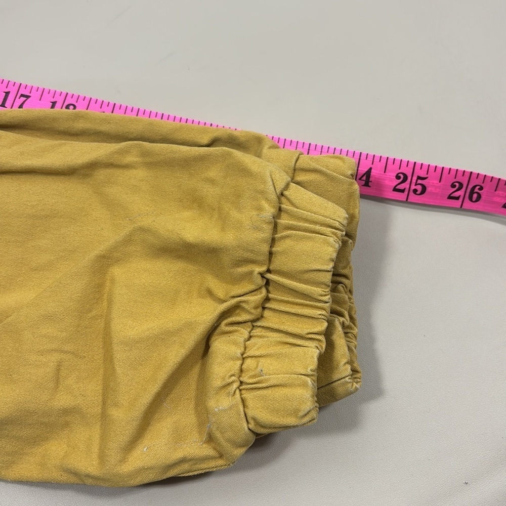 WT02 elastic waist and bottom Mustard Yellow Pants​​​ - Picture 8 of 8
